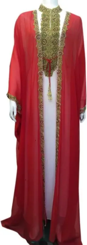 Picture of Radhe Designer Multicolor Georgette Kaftan Dress for Women - F2200