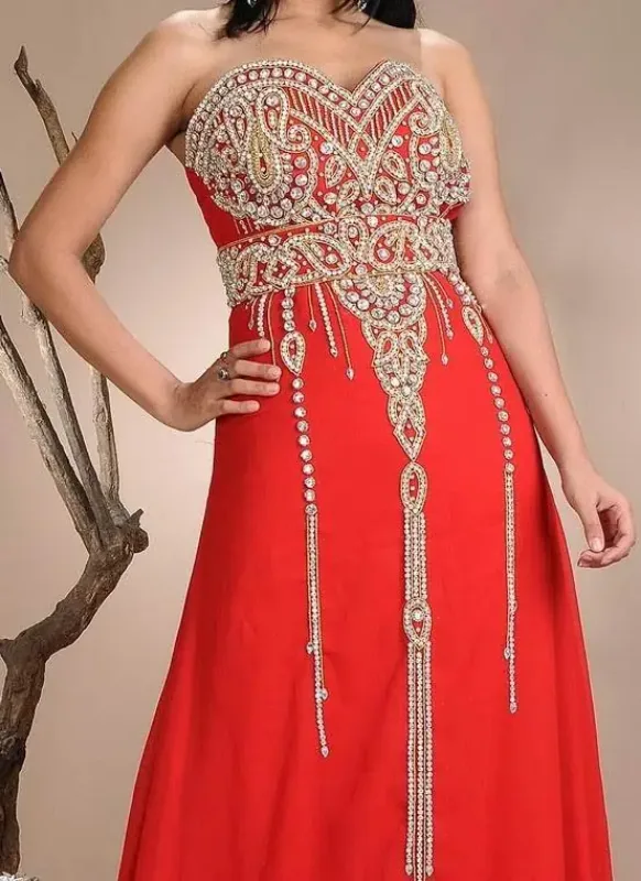 Picture of Radhe Designer Black Georgette Kaftan Dress for Women - F5989