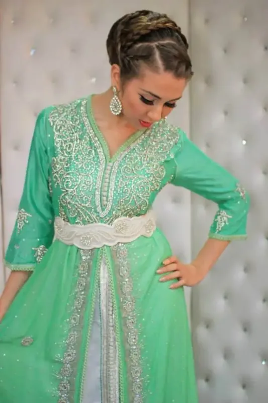 Picture of Radhe Designer Blue Georgette Kaftan Dress for Women - F5967