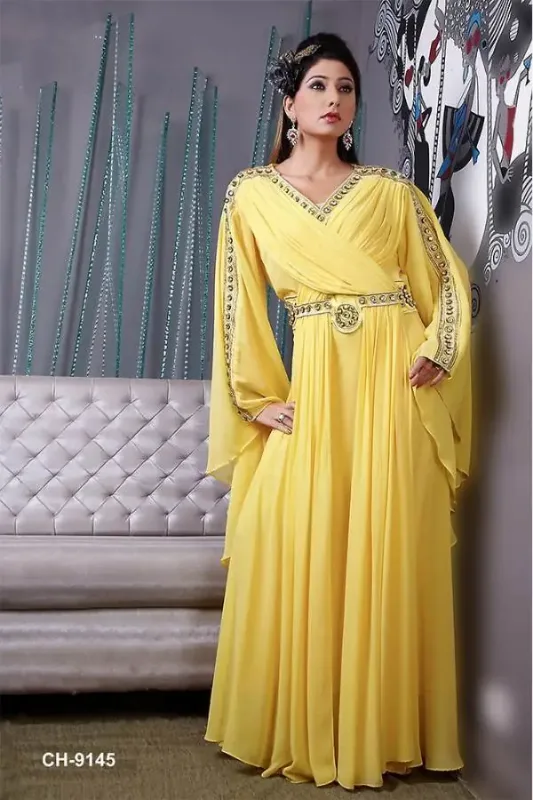 Picture of Radhe Designer Pink Cotton Kaftan Dress for Women - F6058