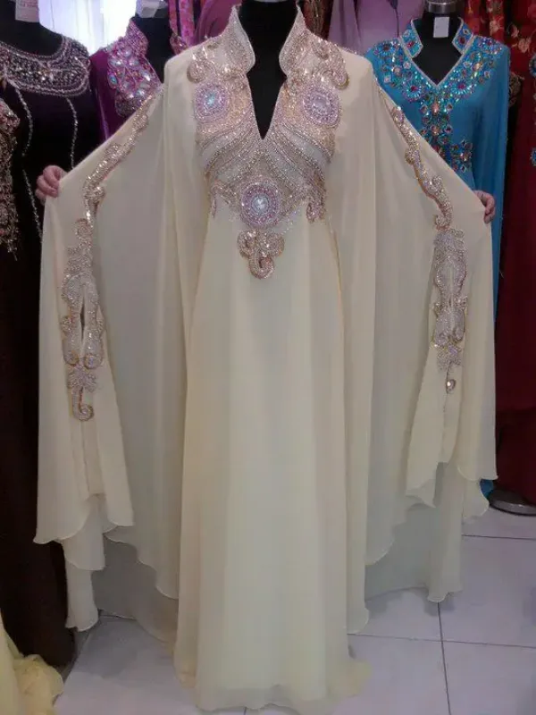 Picture of Multi Color Georgette Kaftan Dress for Women - Look 11468