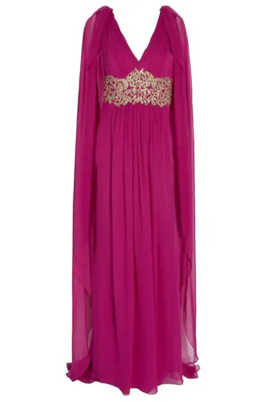 Picture of Radhe Designer Multicolor Georgette Kaftan Dress for Women - F6067