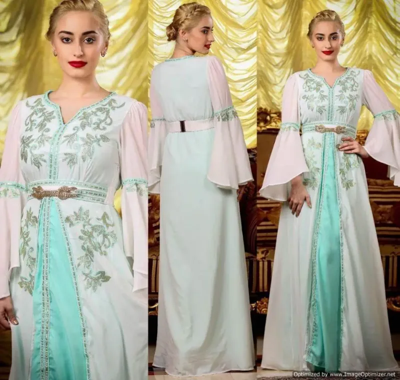 Picture of Radhe Designer Pink Cotton Kaftan Dress for Women - F6888