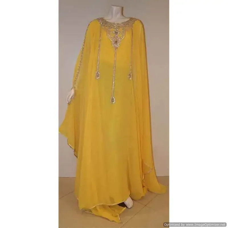 Picture of Radhe Designer Multicolor Georgette Kaftan Dress for Women - F6894