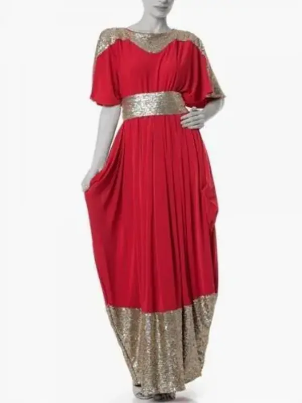 Picture of Radhe Designer Multicolor Georgette Kaftan Dress for Women - F6912