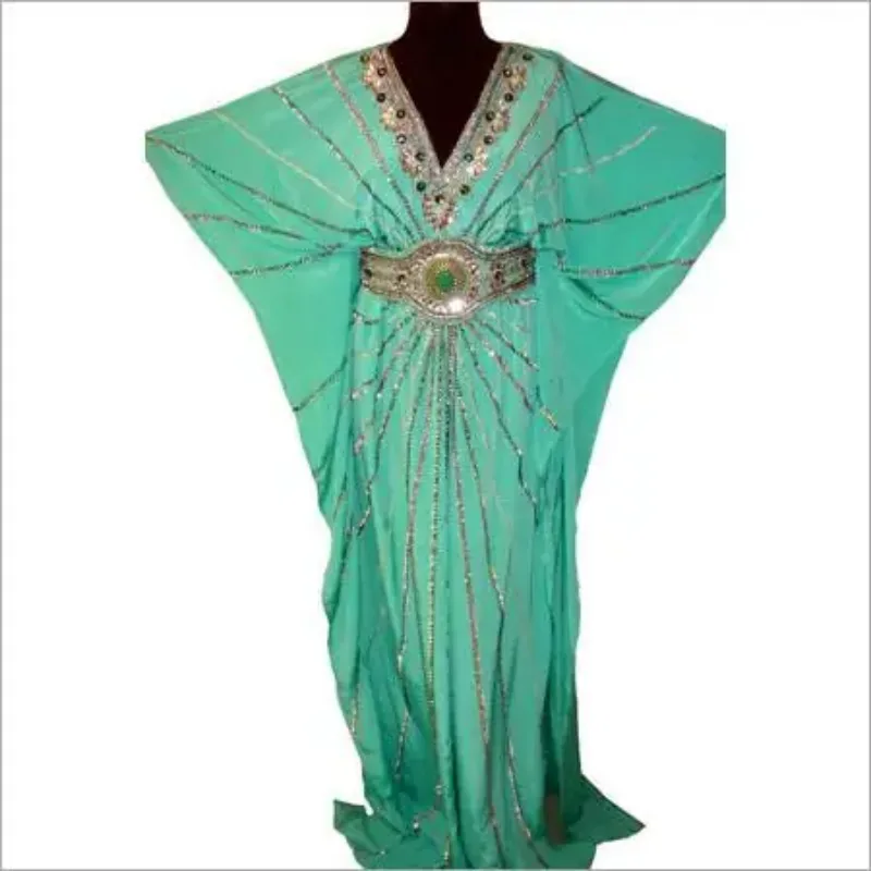 Picture of Radhe Designer Multicolor Georgette Kaftan Dress for Women - F6929