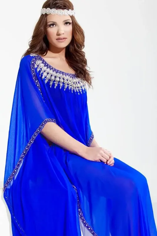 Picture of Radhe Designer Pink Cotton Kaftan Dress for Women - F6922