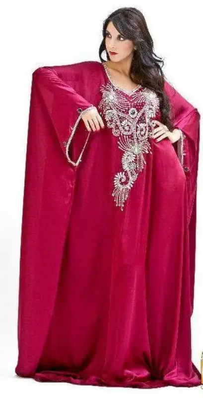 Picture of Radhe Designer Multicolor Georgette Kaftan Dress for Women - F6927