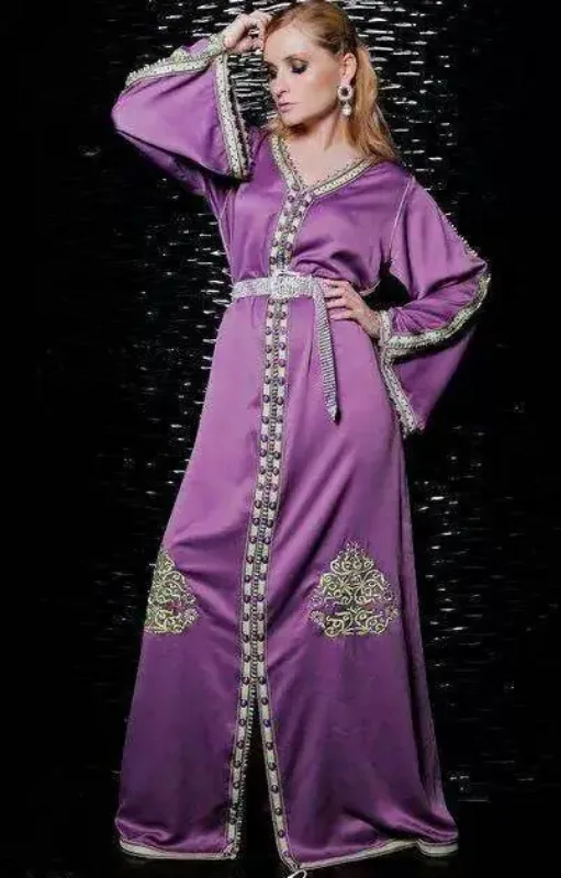 Picture of Radhe Designer Yellow Georgette Kaftan Dress for Women - F6969