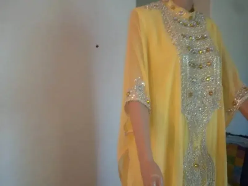 Picture of Radhe Designer Multicolor Georgette Kaftan Dress for Women - F6978