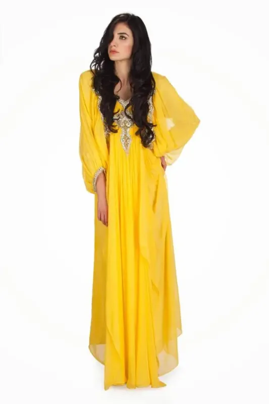 Picture of Radhe Designer Multicolor Georgette Kaftan Dress for Women - F6982