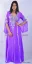 Picture of Purple Georgette Kaftan Dress for Women - Look 11569
