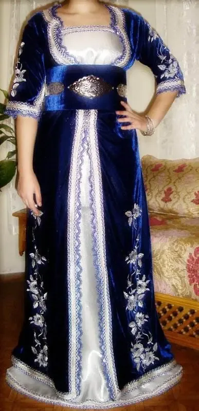 Picture of Radhe Designer Multicolor Georgette Kaftan Dress for Women - F6998