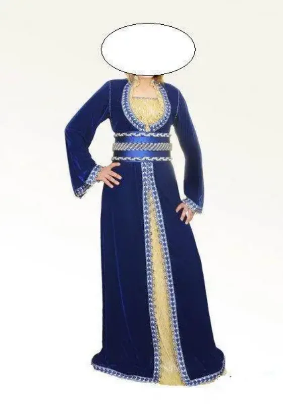 Picture of Radhe Designer Pink Cotton Kaftan Dress for Women - F5735