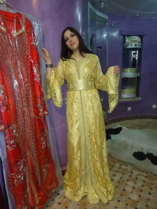 Picture of Radhe Designer Multicolor Georgette Kaftan Dress for Women - F5740