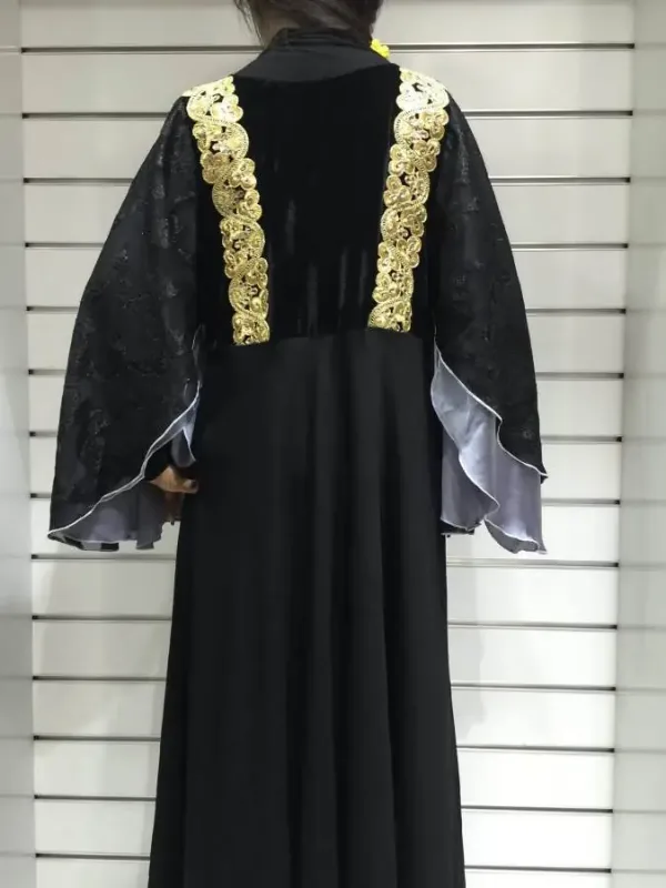 Picture of Radhe Designer White Georgette Kaftan Dress for Women - F1559