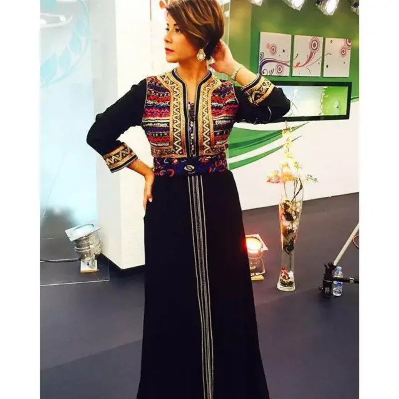 Picture of Radhe Designer Multicolor Georgette Kaftan Dress for Women - F5760
