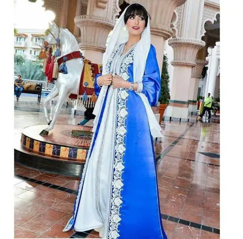 Picture of Yellow Georgette Kaftan Dress for Women - Look 11602