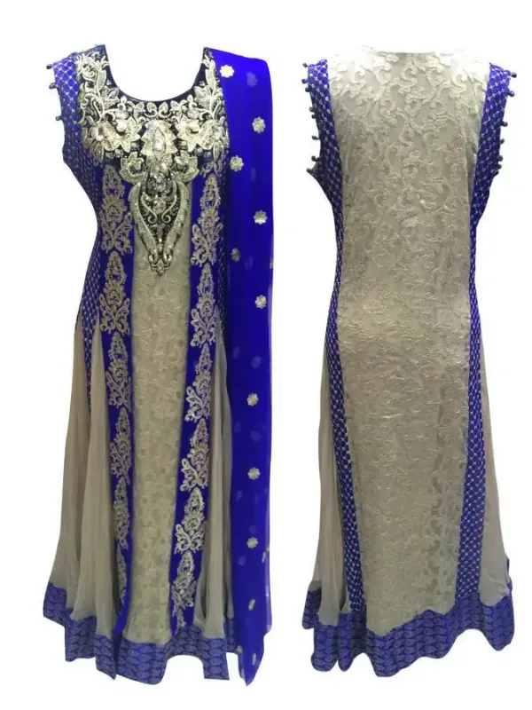 Picture of Radhe Designer Multicolor Georgette Kaftan Dress for Women - F5776
