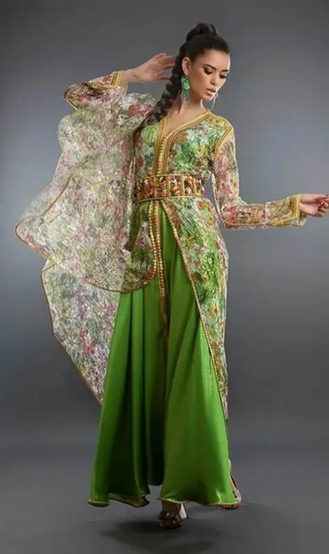 Picture of Radhe Designer Blue Georgette Kaftan Dress for Women - F5814