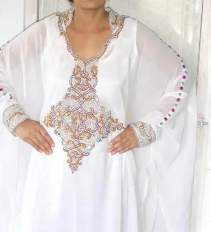 Picture of Radhe Designer Multicolor Georgette Kaftan Dress for Women - F6060