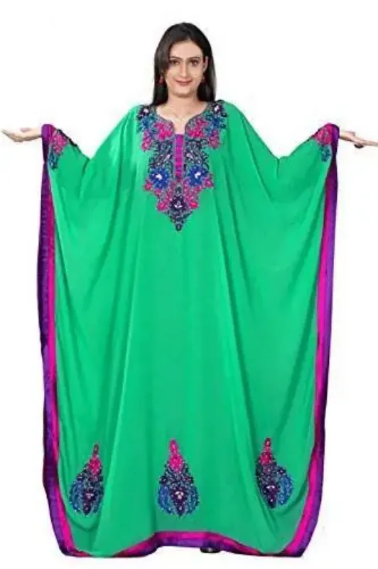 Picture of Radhe Designer Multicolor Georgette Kaftan Dress for Women - F5873