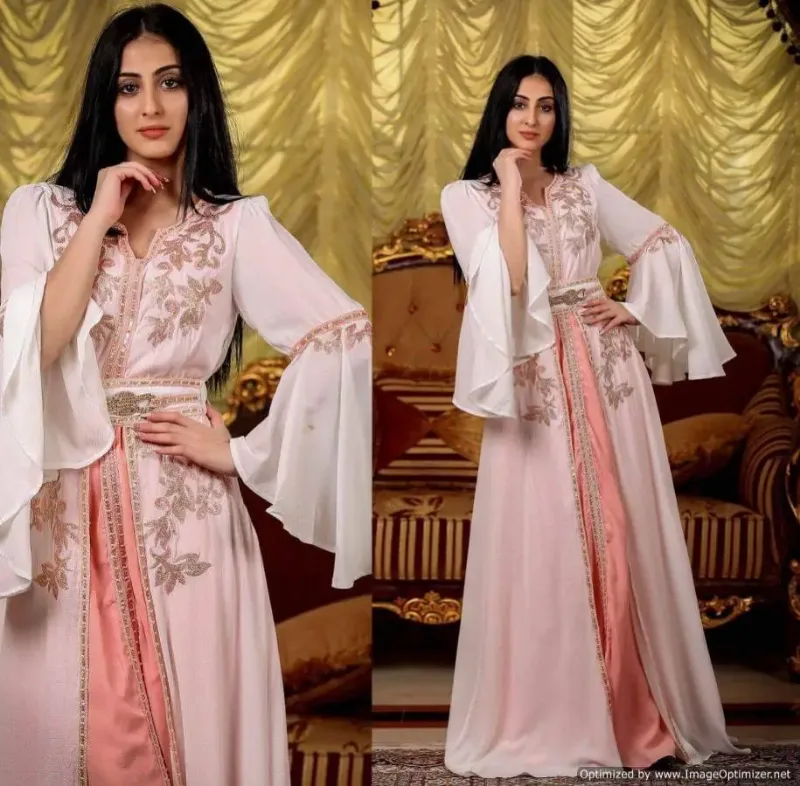 Picture of Radhe Designer Multicolor Georgette Kaftan Dress for Women - F6877