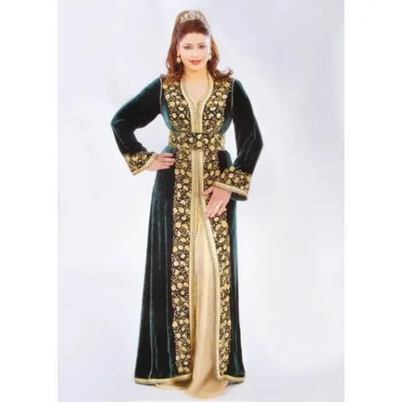 Picture of Radhe Designer Black Georgette Kaftan Dress for Women - F5872