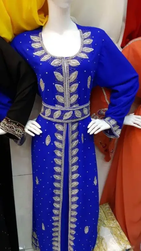 Picture of Radhe Designer Pink Cotton Kaftan Dress for Women - F5888