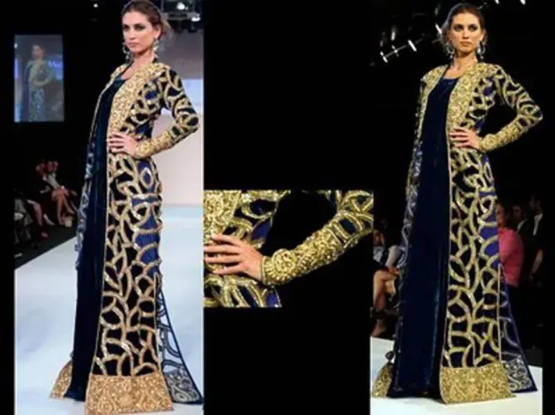 Picture of Radhe Designer Pink Cotton Kaftan Dress for Women - F5905