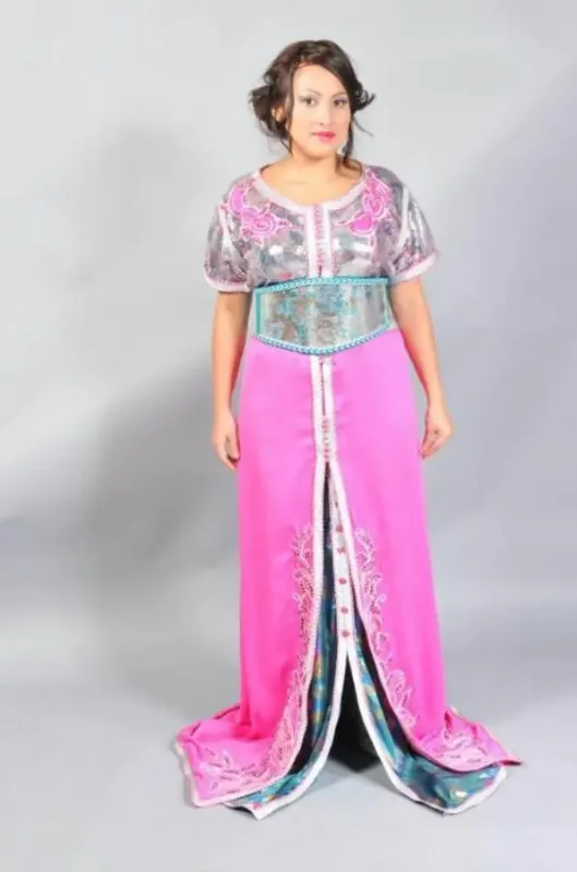 Picture of Radhe Designer Multicolor Georgette Kaftan Dress for Women - F5907