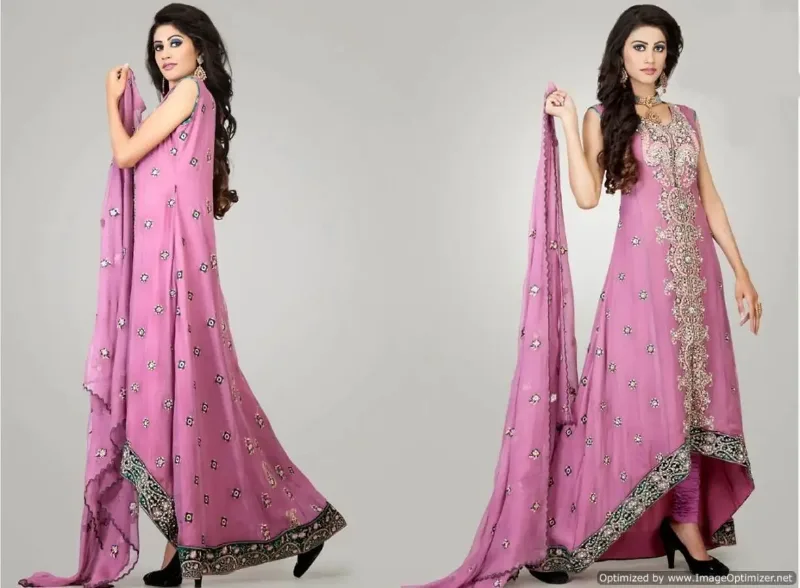Picture of Multi Color Georgette Kaftan Dress for Women - Look 11718
