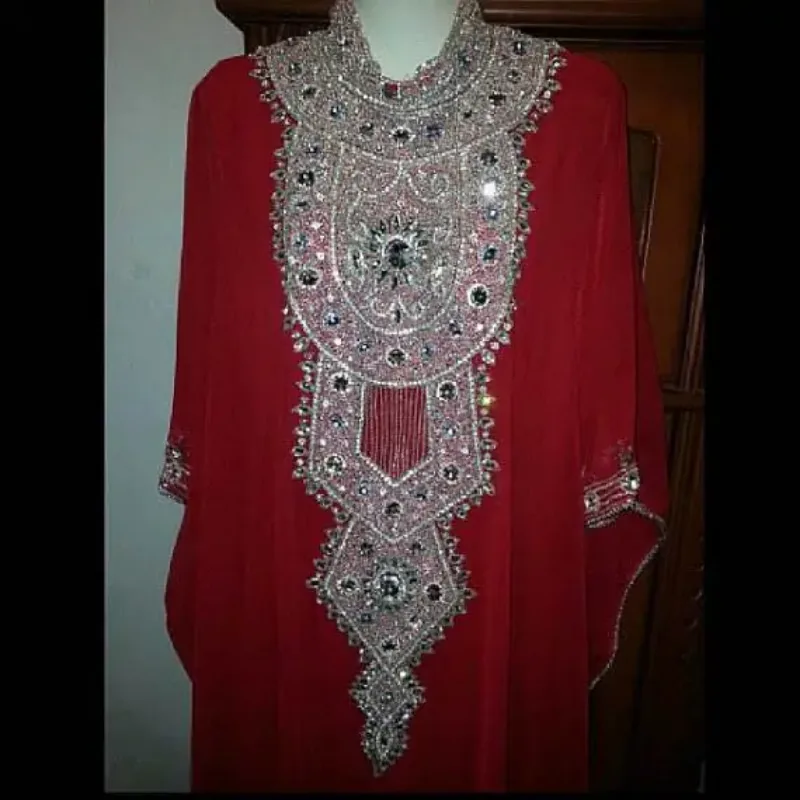 Picture of Radhe Designer Yellow Georgette Kaftan Dress for Women - F5935