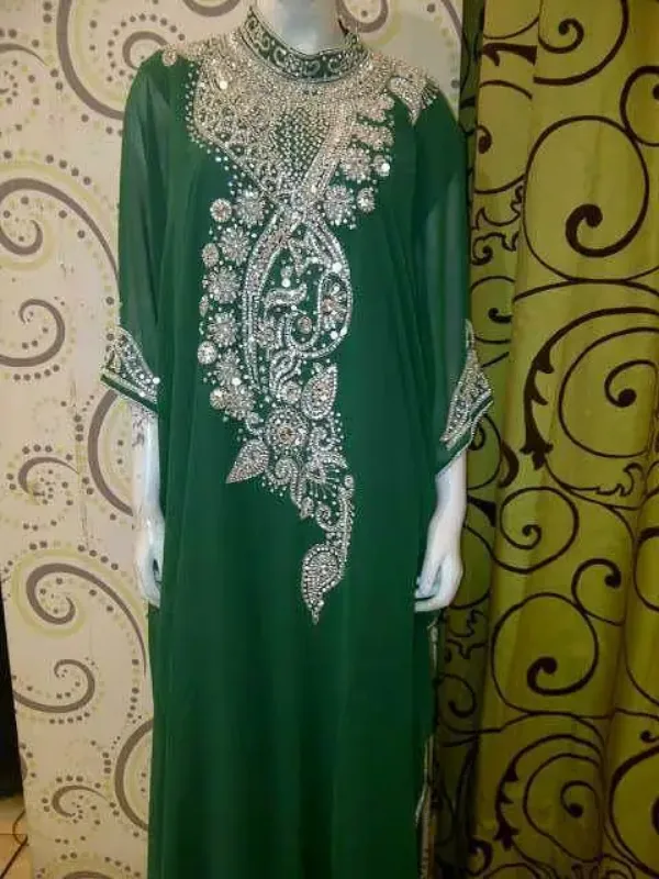 Picture of Radhe Designer Multicolor Georgette Kaftan Dress for Women - F5947