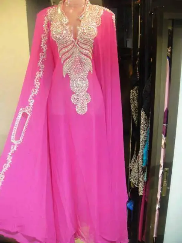 Picture of Radhe Designer Multicolor Georgette Kaftan Dress for Women - F5945