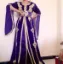 Picture of wedding gown zipper batik printed outfit abaya jilbab k