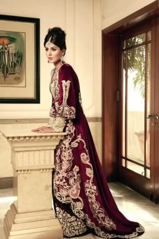 Picture of Radhe Designer Multicolor Georgette Kaftan Dress for Women - F5825