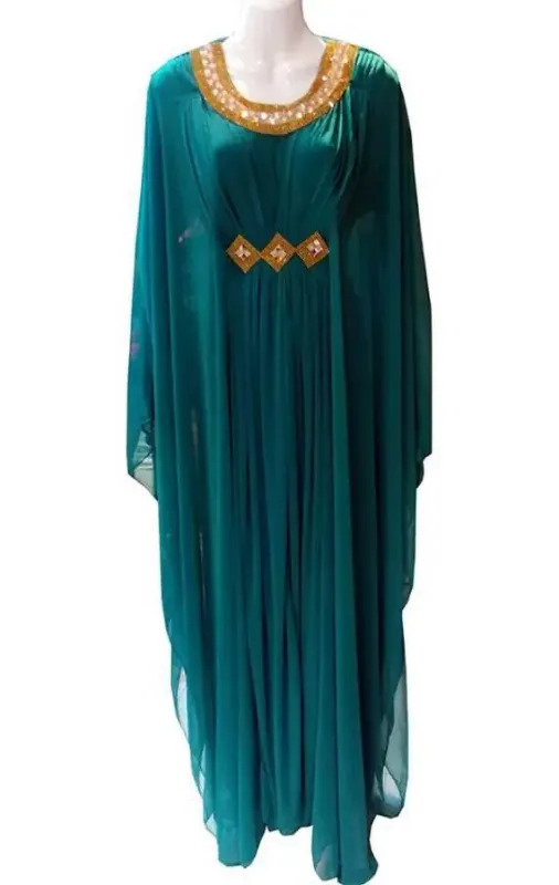Picture of Radhe Designer Pink Cotton Kaftan Dress for Women - F9155