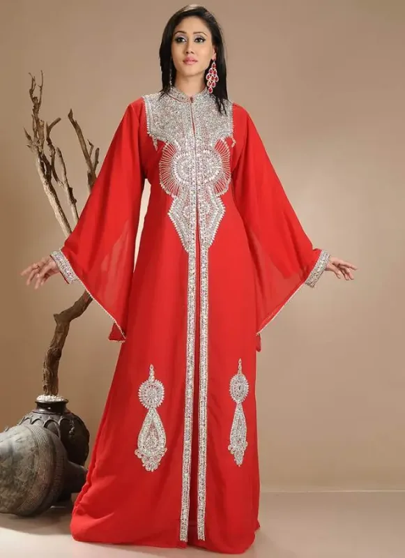 Picture of Radhe Designer Black Georgette Kaftan Dress for Women - F10209