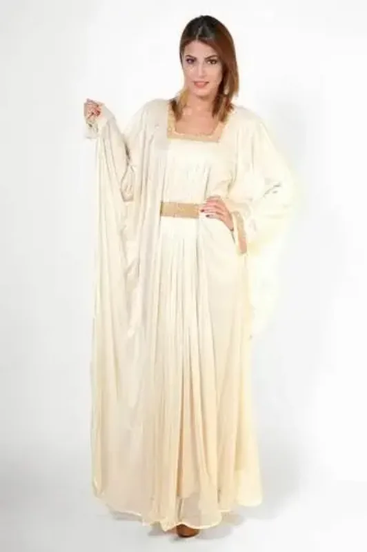 Picture of Radhe Designer Multicolor Georgette Kaftan Dress for Women - F10689