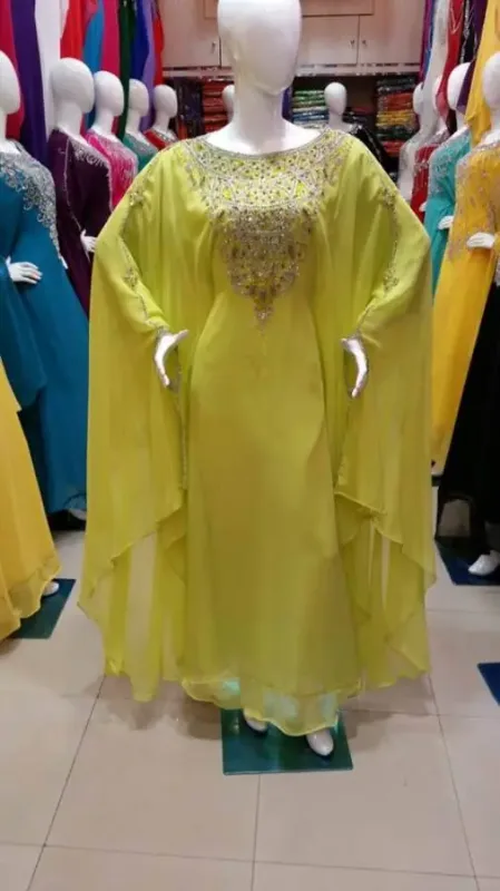 Picture of Radhe Designer Pink Cotton Kaftan Dress for Women - F10509
