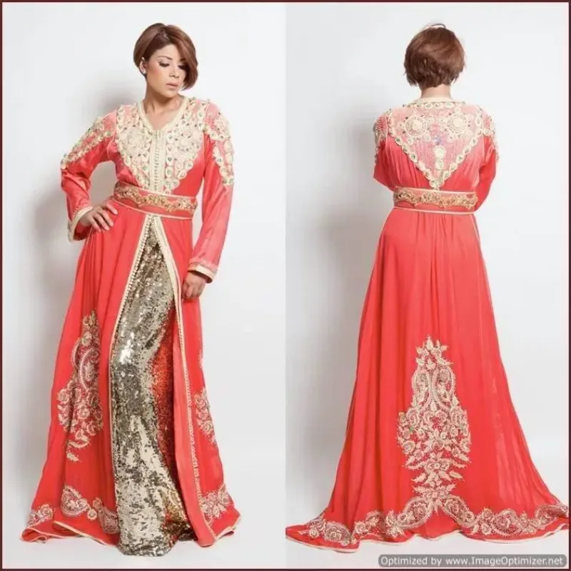Picture of Radhe Designer Pink Cotton Kaftan Dress for Women - F10237