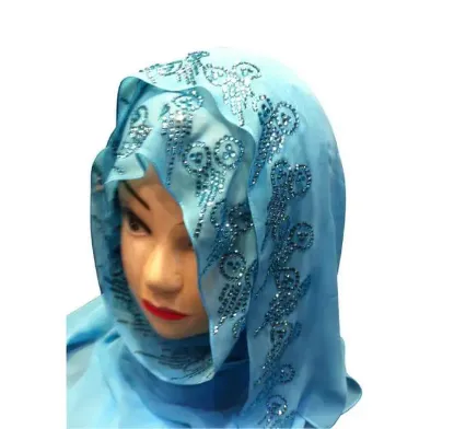 Picture of Women Retro Maxi Cotton Headscarf Inner Hijab Cap U,hijab