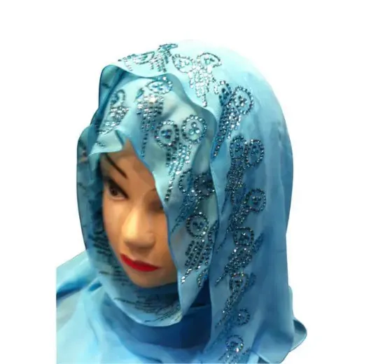 Picture of Women Retro Maxi Cotton Headscarf Inner Hijab Cap U,hijab