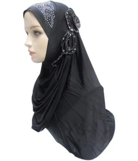 Picture of Women Retro Maxi Cotton Headscarf Inner Hijab Cap U,hijab