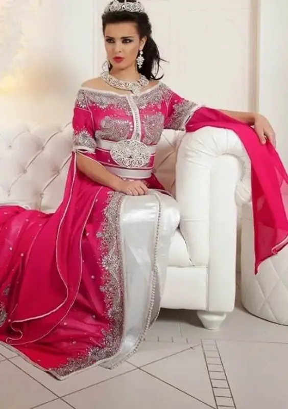 Picture of Radhe Designer Multicolor Georgette Kaftan Dress for Women - F10001