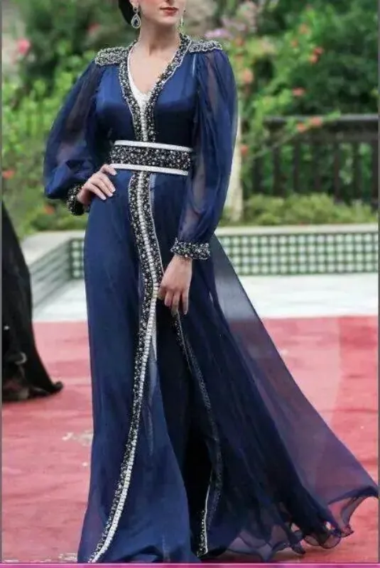 Picture of Radhe Designer Multicolor Georgette Kaftan Dress for Women - F8908