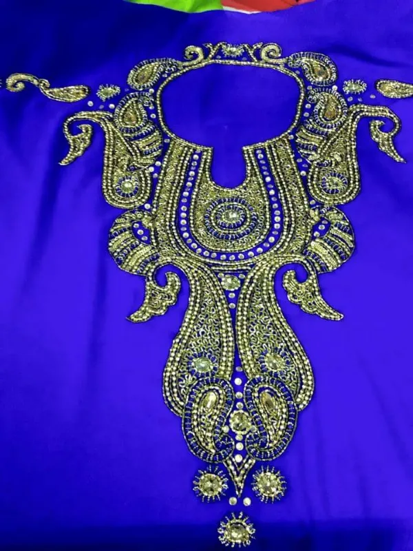 Picture of Radhe Designer Purple Georgette Kaftan Dress for Women - F5183
