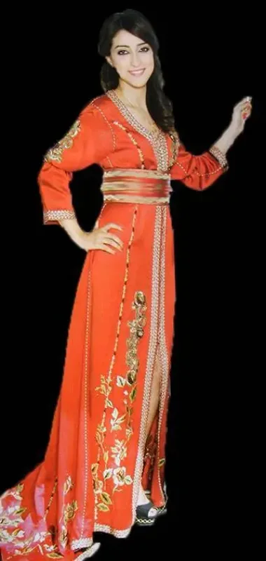 Picture of Radhe Designer Multicolor Georgette Kaftan Dress for Women - F5958