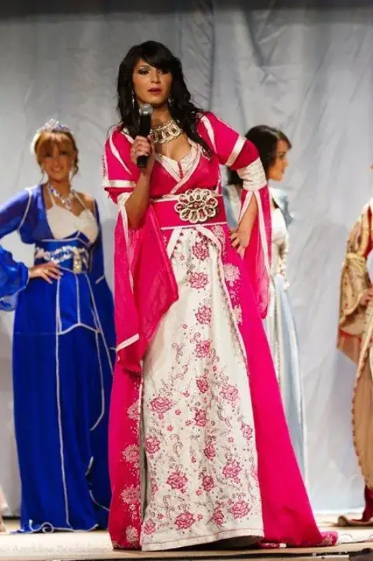 Picture of Radhe Designer Multicolor Georgette Kaftan Dress for Women - F5893